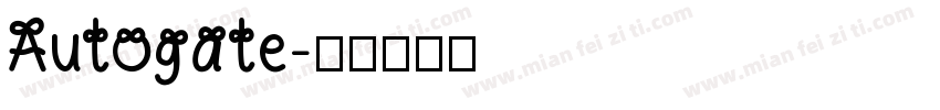 Autogate字体转换