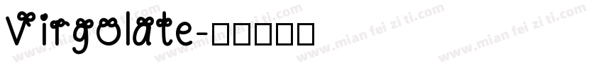 Virgolate字体转换