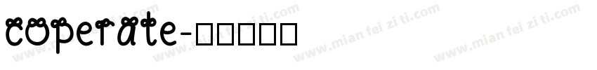 coperate字体转换