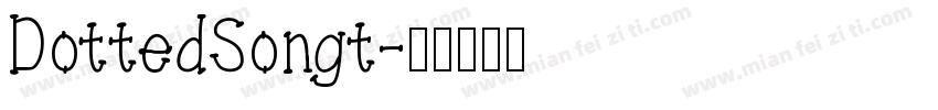 DottedSongt字体转换