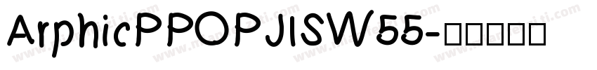 ArphicPPOPJISW55字体转换