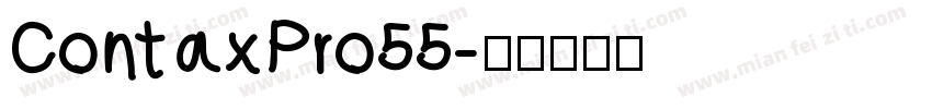 ContaxPro55字体转换