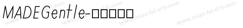 MADEGentle字体转换