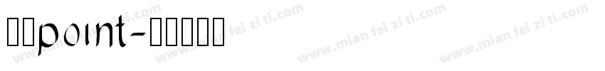 宋体point字体转换
