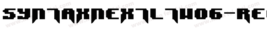 SyntaxNextLTW06-Regu字体转换