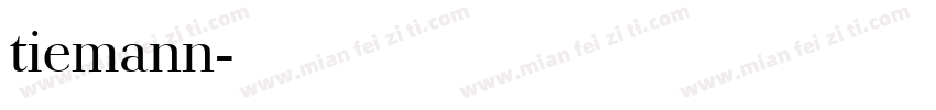 tiemann字体转换