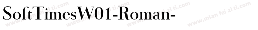 SoftTimesW01-Roman字体转换