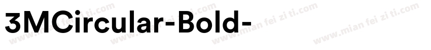 3MCircular-Bold字体转换