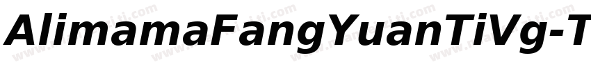 AlimamaFangYuanTiVg-Thin字体转换