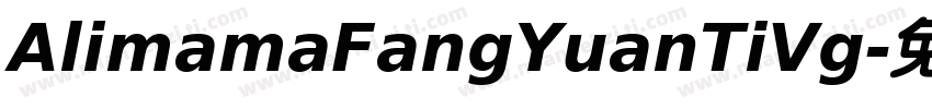 AlimamaFangYuanTiVg字体转换
