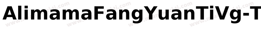 AlimamaFangYuanTiVg-Thin字体转换