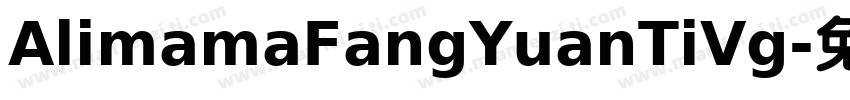 AlimamaFangYuanTiVg字体转换