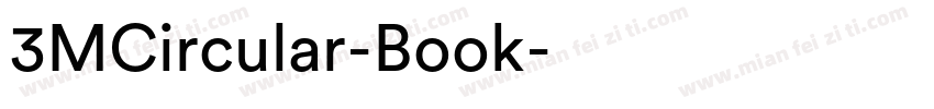 3MCircular-Book字体转换