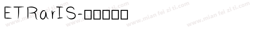 ETRarIS字体转换