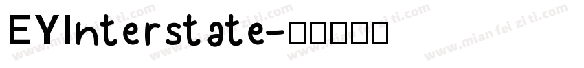 EYInterstate字体转换