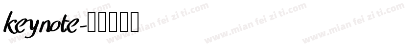 keynote字体转换
