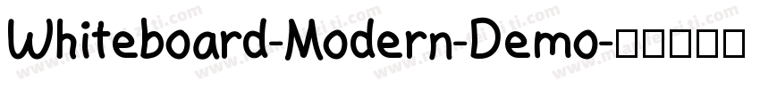 Whiteboard-Modern-Demo字体转换
