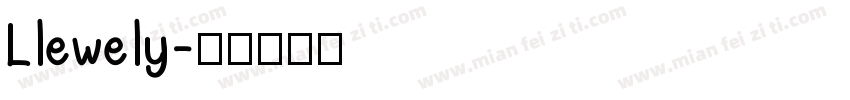 Llewely字体转换