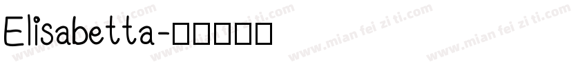 Elisabetta字体转换