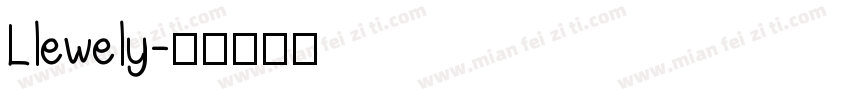 Llewely字体转换