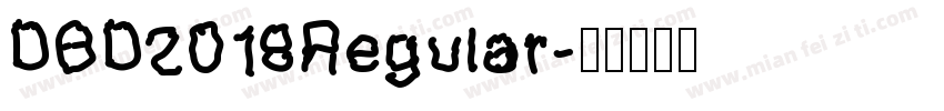 DBD2018Regular字体转换