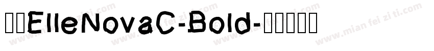 字体ElleNovaC-Bold字体转换