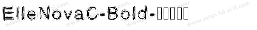 ElleNovaC-Bold字体转换
