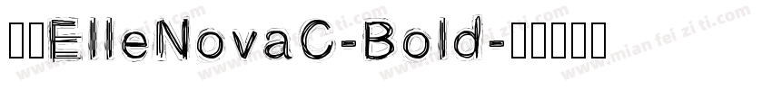 字体ElleNovaC-Bold字体转换