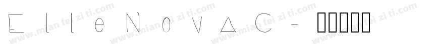 ElleNovaC字体转换