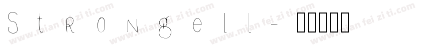 Strongell字体转换