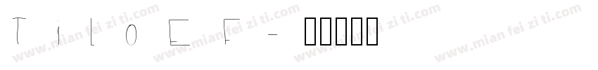 TiloEF字体转换