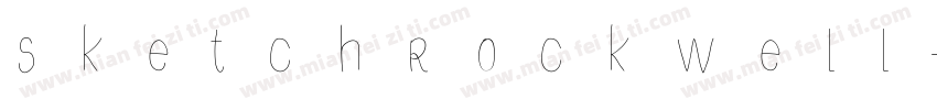 sketchrockwell字体转换