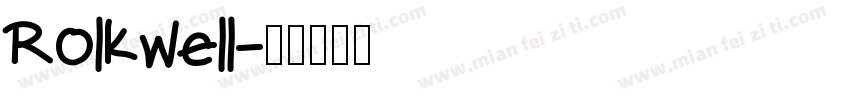 Rolkwell字体转换