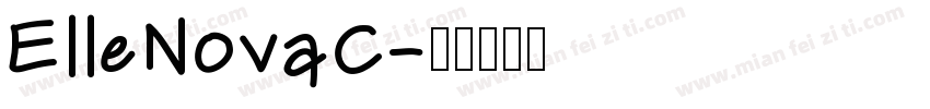 ElleNovaC字体转换