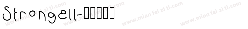 Strongell字体转换