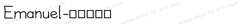 Emanuel字体转换