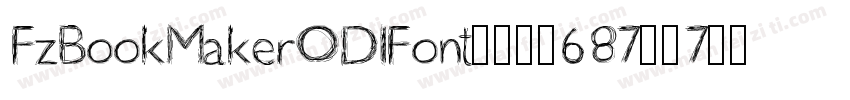 FzBookMakerODIFont00536870973字体转换