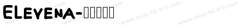 Elevena字体转换