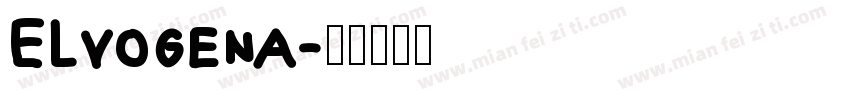 Elvogena字体转换