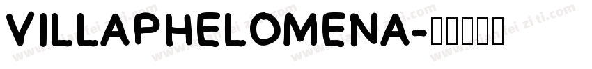 VILLAPHELOMENA字体转换