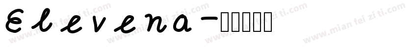 Elevena字体转换