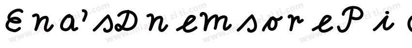 Ena’sDnemsorePicnew字体转换