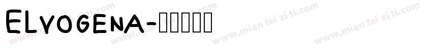 Elvogena字体转换