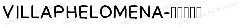 VILLAPHELOMENA字体转换