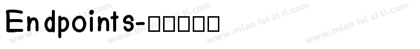 Endpoints字体转换
