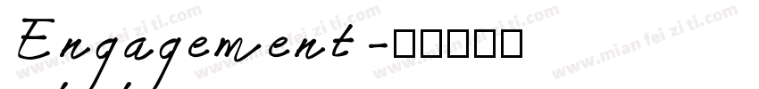 Engagement字体转换