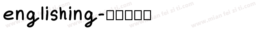 englishing字体转换