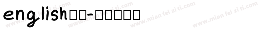 english字体字体转换