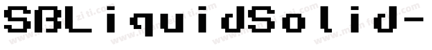 SBLiquidSolid字体转换
