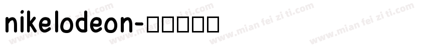 nikelodeon字体转换